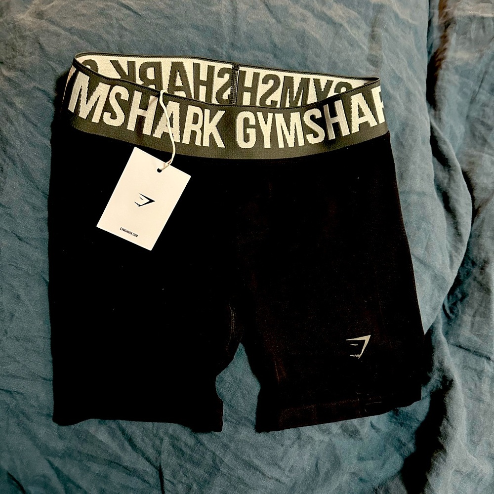 Gymshark Flex Black Cycle Biker Shorts. Size small. Brand new with tags.
